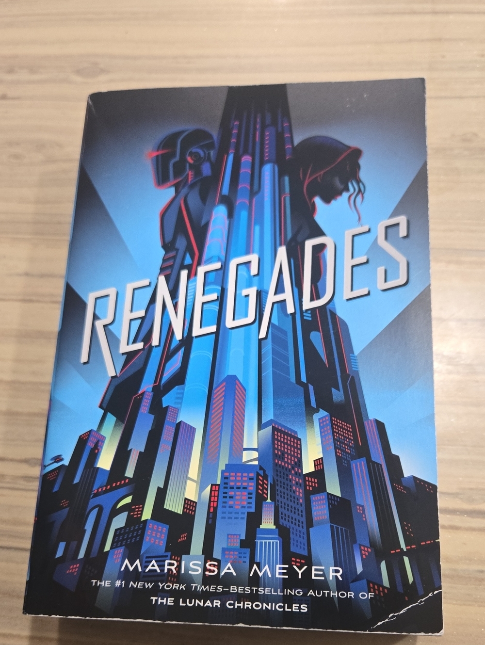 Renegades by Marissa Meyer - Blue Graphic Paperback